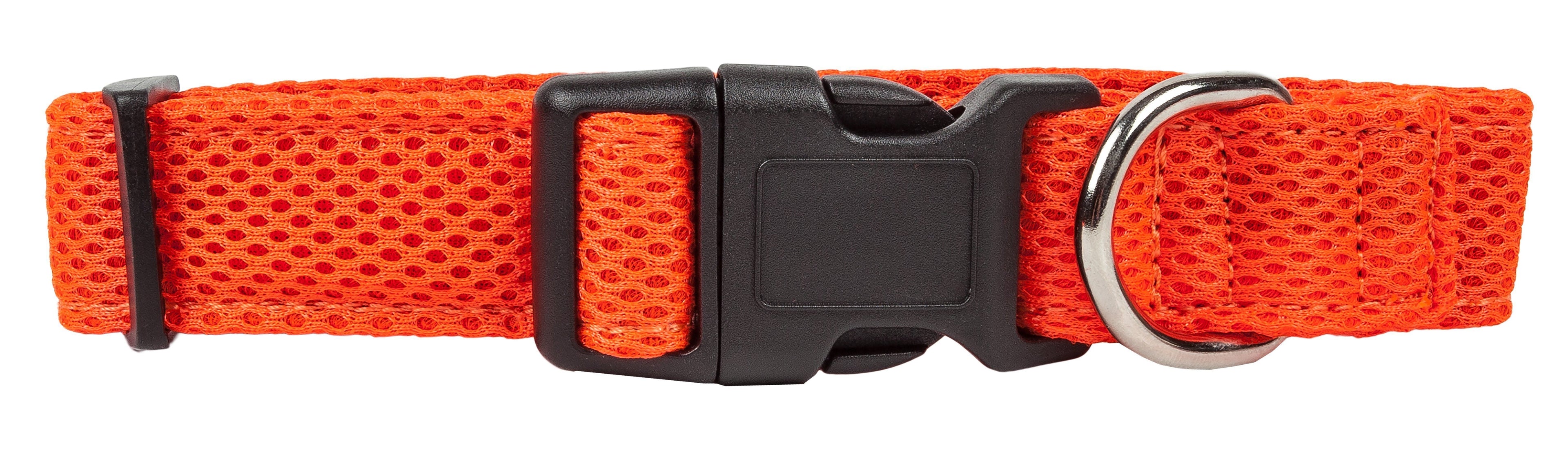 Pet Life ®  'Aero Mesh' Dual-Sided Breathable and Adjustable Thick Mesh Dog Collar - P's One-Stop Shop 