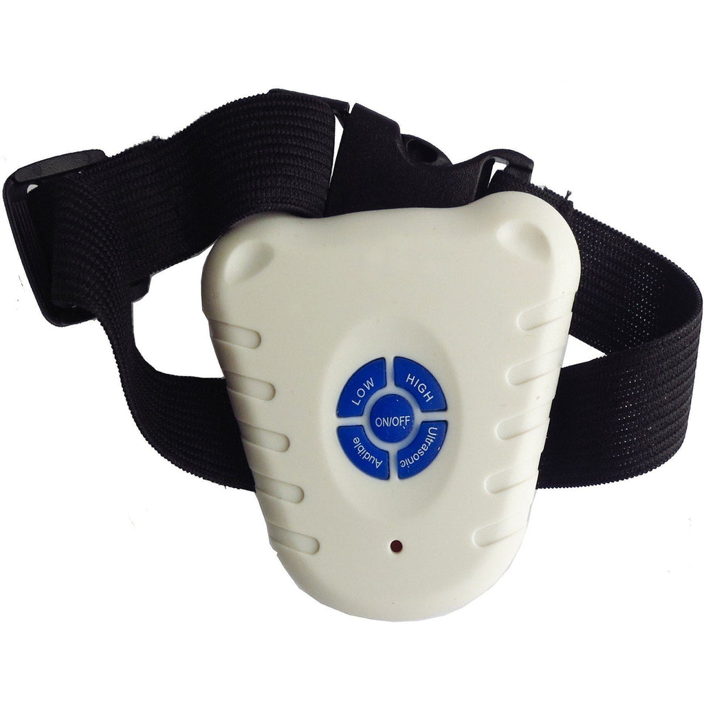 Pet Life ® Anti-Shock Ultrasonic Waterproof Safe Anti-Bark Training Dog Collar - P's One-Stop Shop 