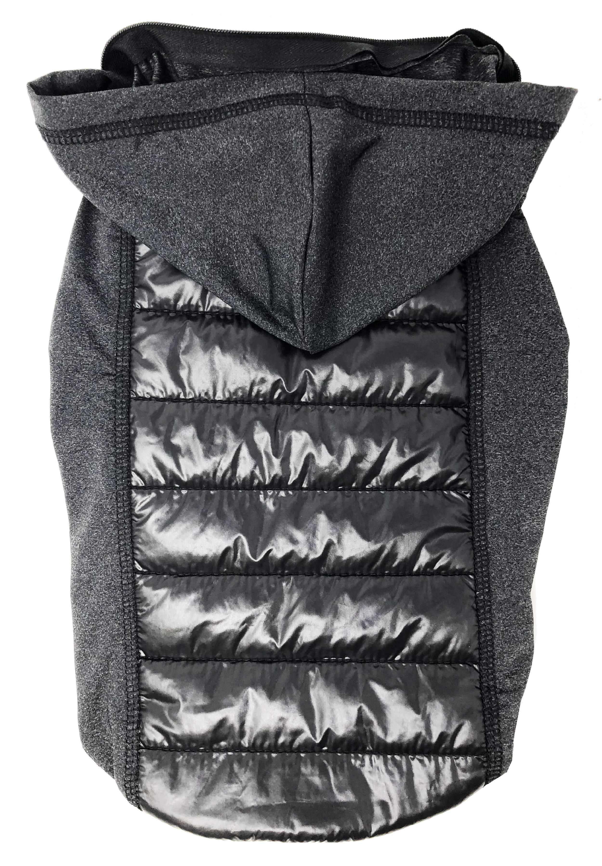 Pet Life ® 'Apex' Lightweight Hybrid 4-Season Stretch and Quick-Dry Dog Coat w/ Pop out Hood - P's One-Stop Shop 