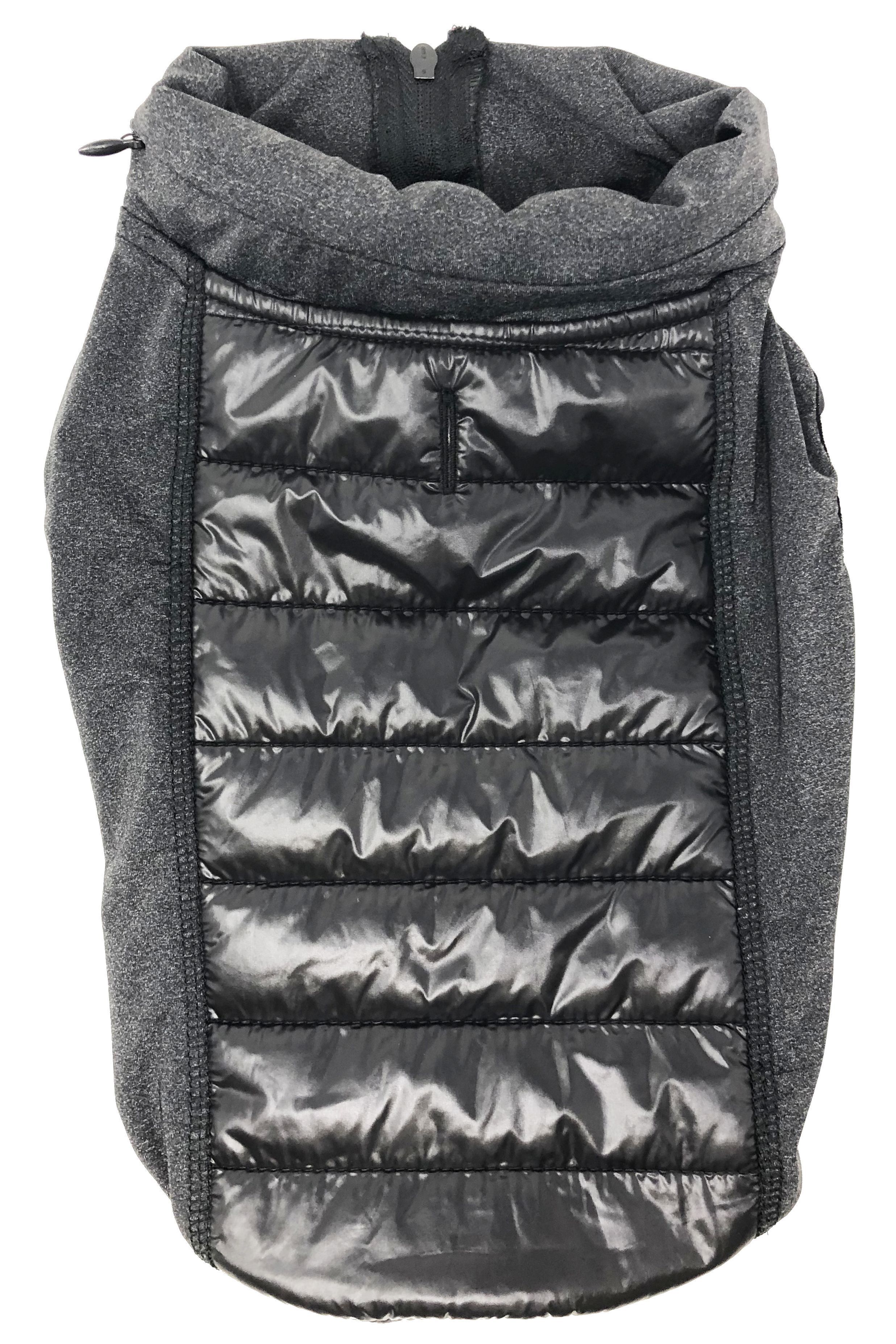 Pet Life ® 'Apex' Lightweight Hybrid 4-Season Stretch and Quick-Dry Dog Coat w/ Pop out Hood - P's One-Stop Shop 