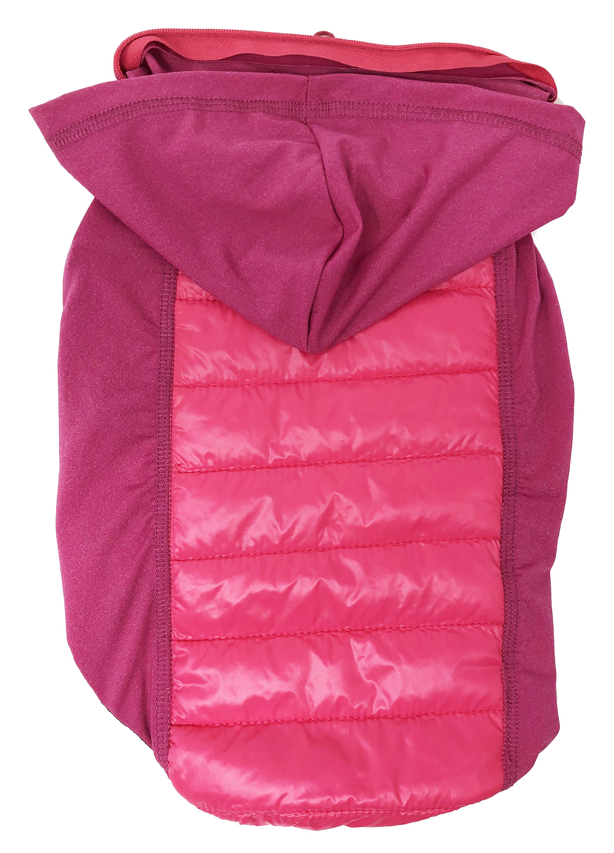 Pet Life ® 'Apex' Lightweight Hybrid 4-Season Stretch and Quick-Dry Dog Coat w/ Pop out Hood - P's One-Stop Shop 