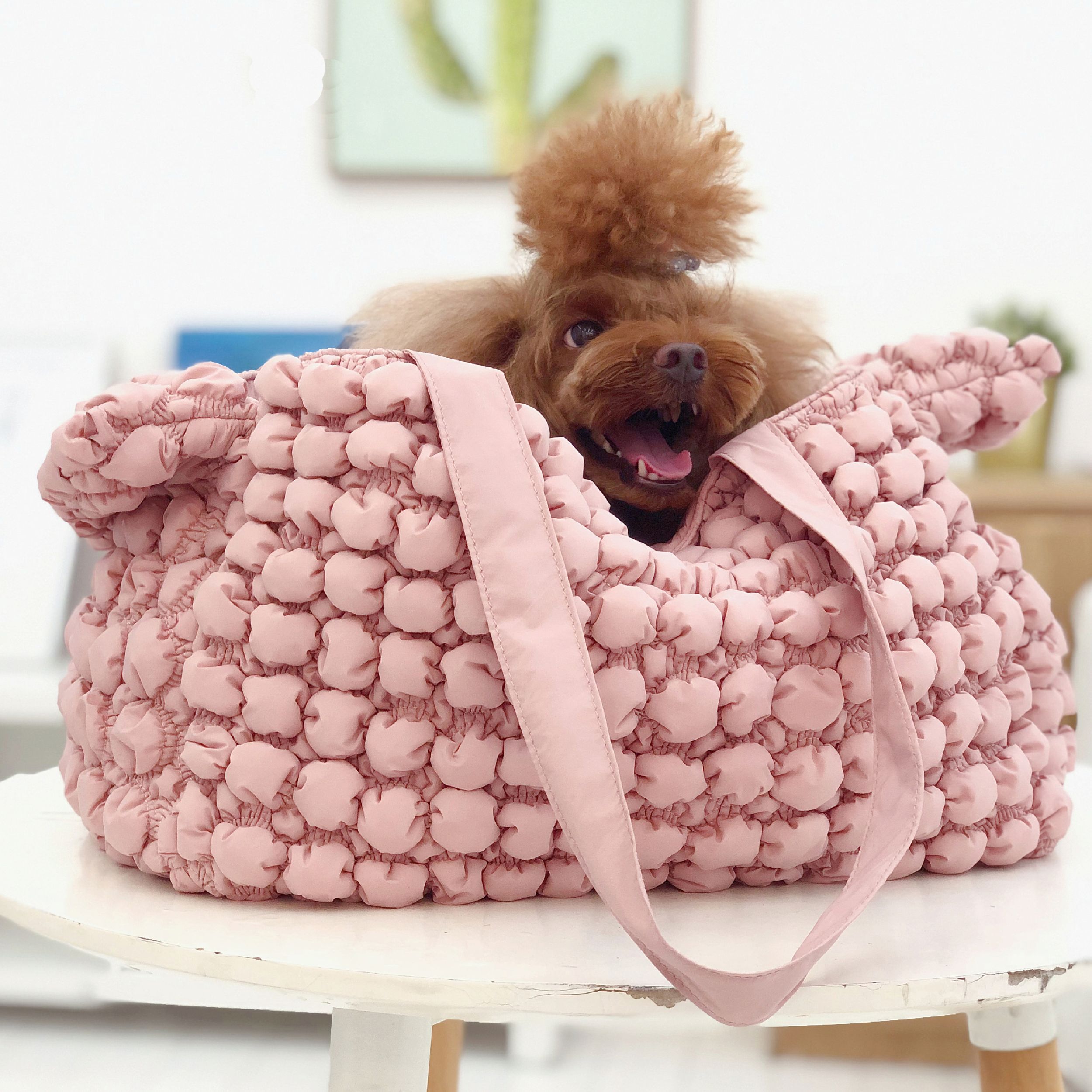Pet Life ® 'Bubble Vogue' Ultra-Plush Fashion Designer Pet Carrier - P's One-Stop Shop 