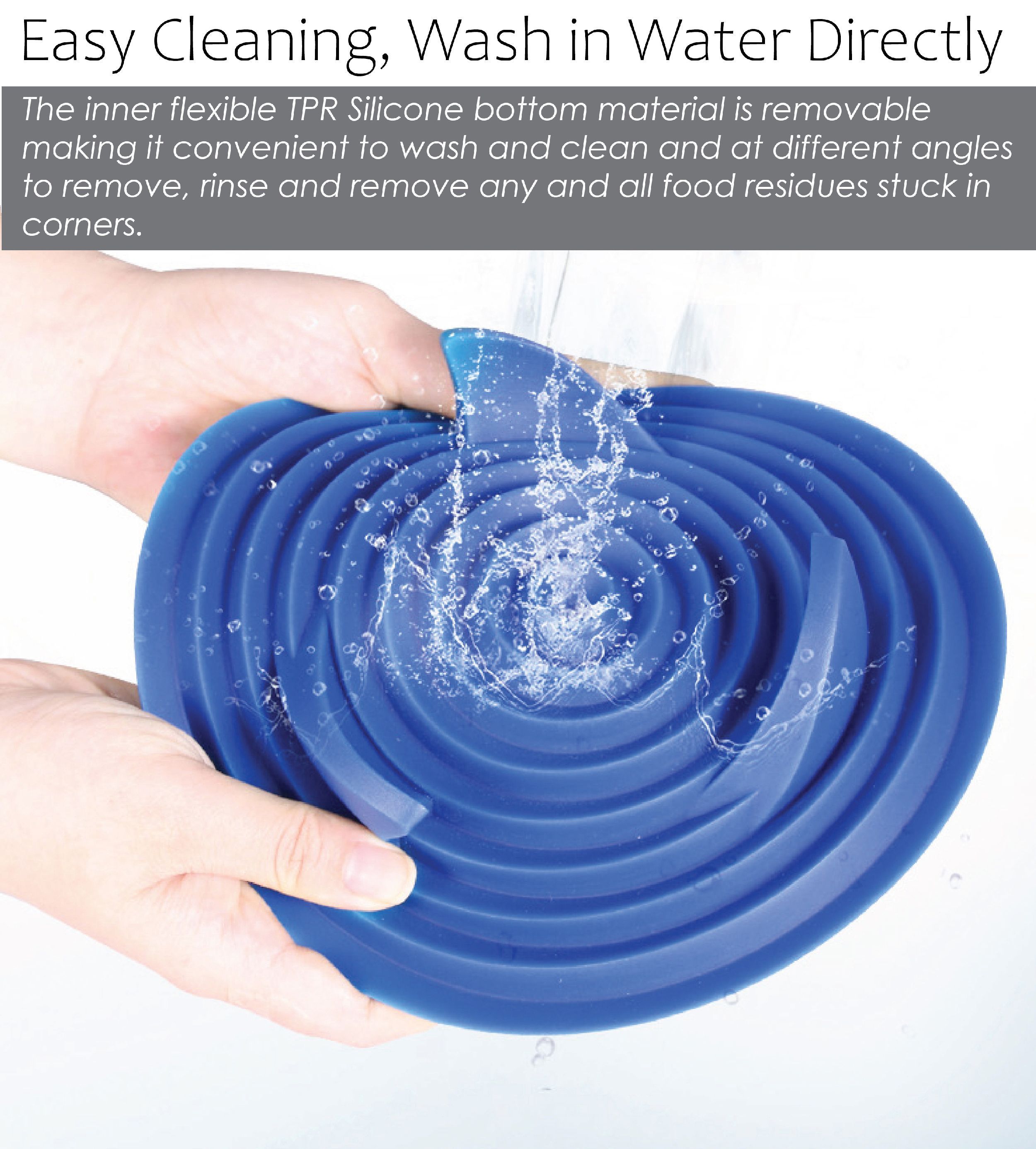 Pet Life ® 'Cirlicue' Shark Fin Shaped Modern Slow Feeding Pet Bowl - P's One-Stop Shop 