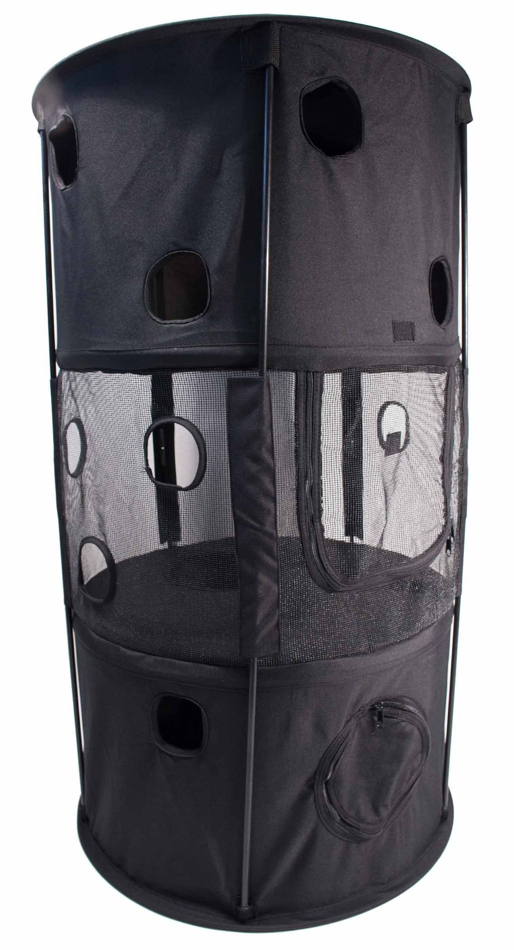 Pet Life ® 'Climber-Tree' Play-Active Travel Collapsible Lightweight Kitty Cat Tree House Lounger - P's One-Stop Shop 