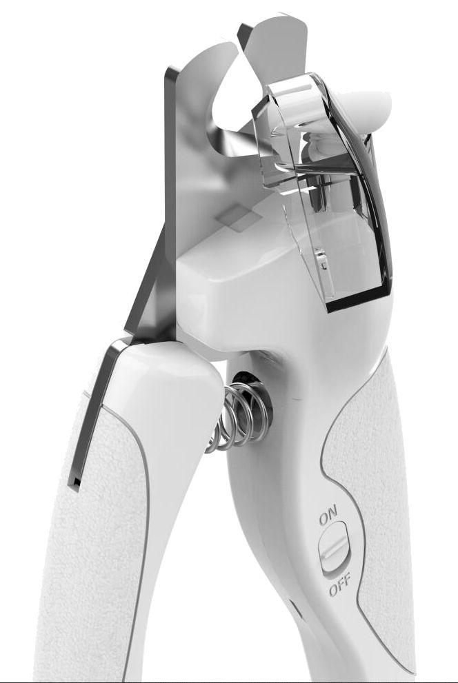 Pet Life ® 'Clip-Tronic' LED Lighting and USB Charging Precision Cat and Dog Nail Clipper - P's One-Stop Shop 