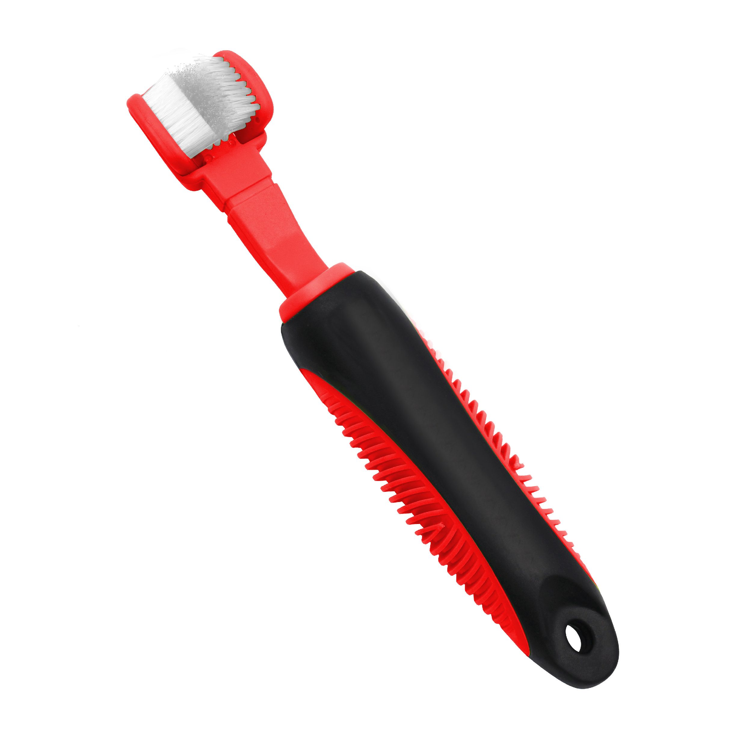 Pet Life ® 'Denta-Clean' Dual-Sided Action Bristle Pet Toothbrush - P's One-Stop Shop 