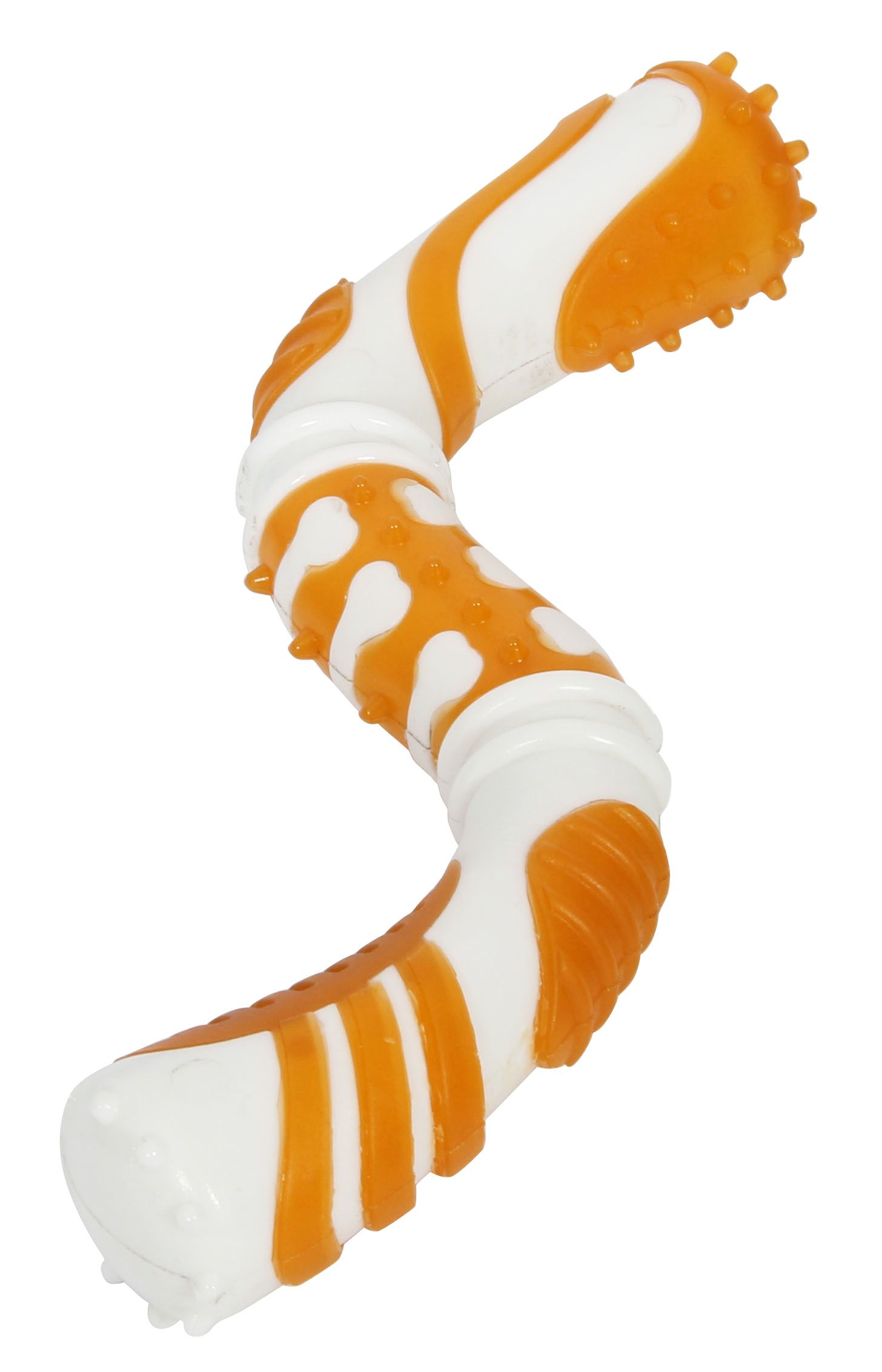 Pet Life ® 'Denta-Twist' TPR Durable Dental Chew Toy - P's One-Stop Shop 
