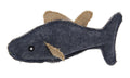 Pet Life ® Durable Fish Denim Plush Teaser Cat Toy - P's One-Stop Shop 