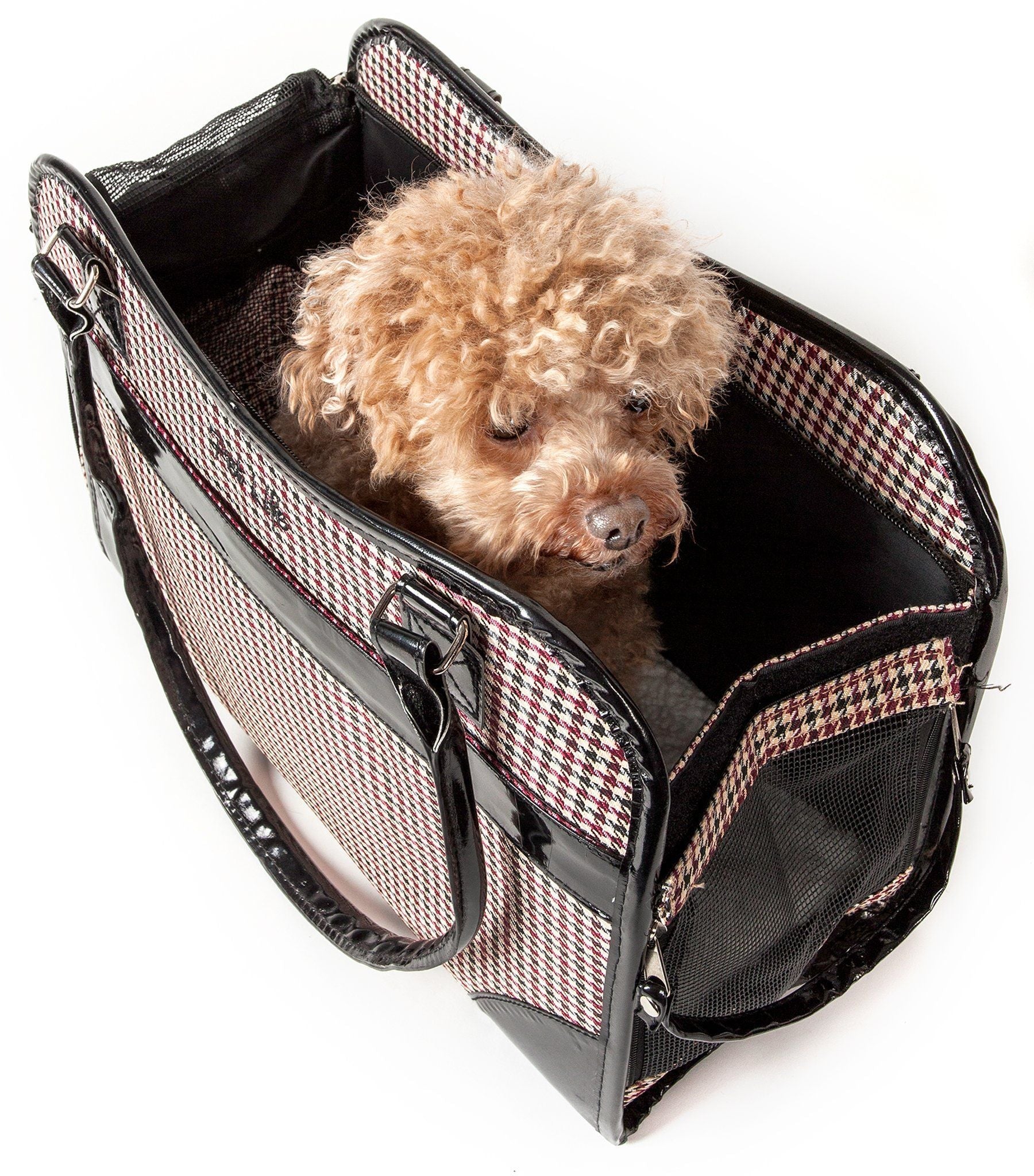 Pet Life ® Exquisite Airline Approved Designer Travel Pet Dog Handbag Carrier - P's One-Stop Shop 