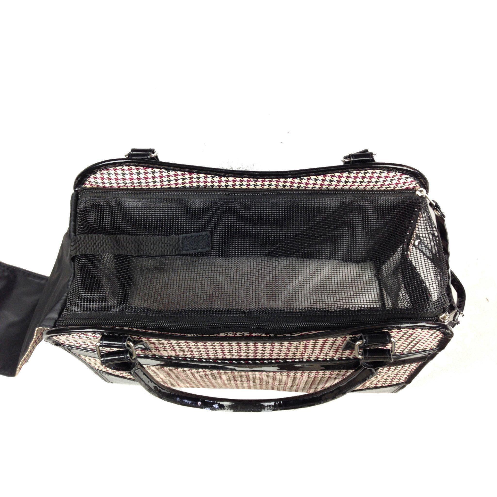 Pet Life ® Exquisite Airline Approved Designer Travel Pet Dog Handbag Carrier - P's One-Stop Shop 