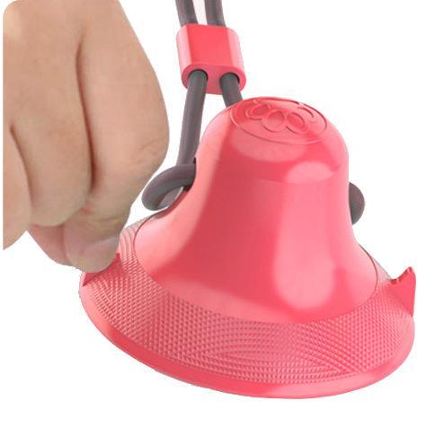 Pet Life ® 'Grip N' Play' Treat Dispensing Ball Shaped Suction Cup Dog Toy - P's One-Stop Shop 
