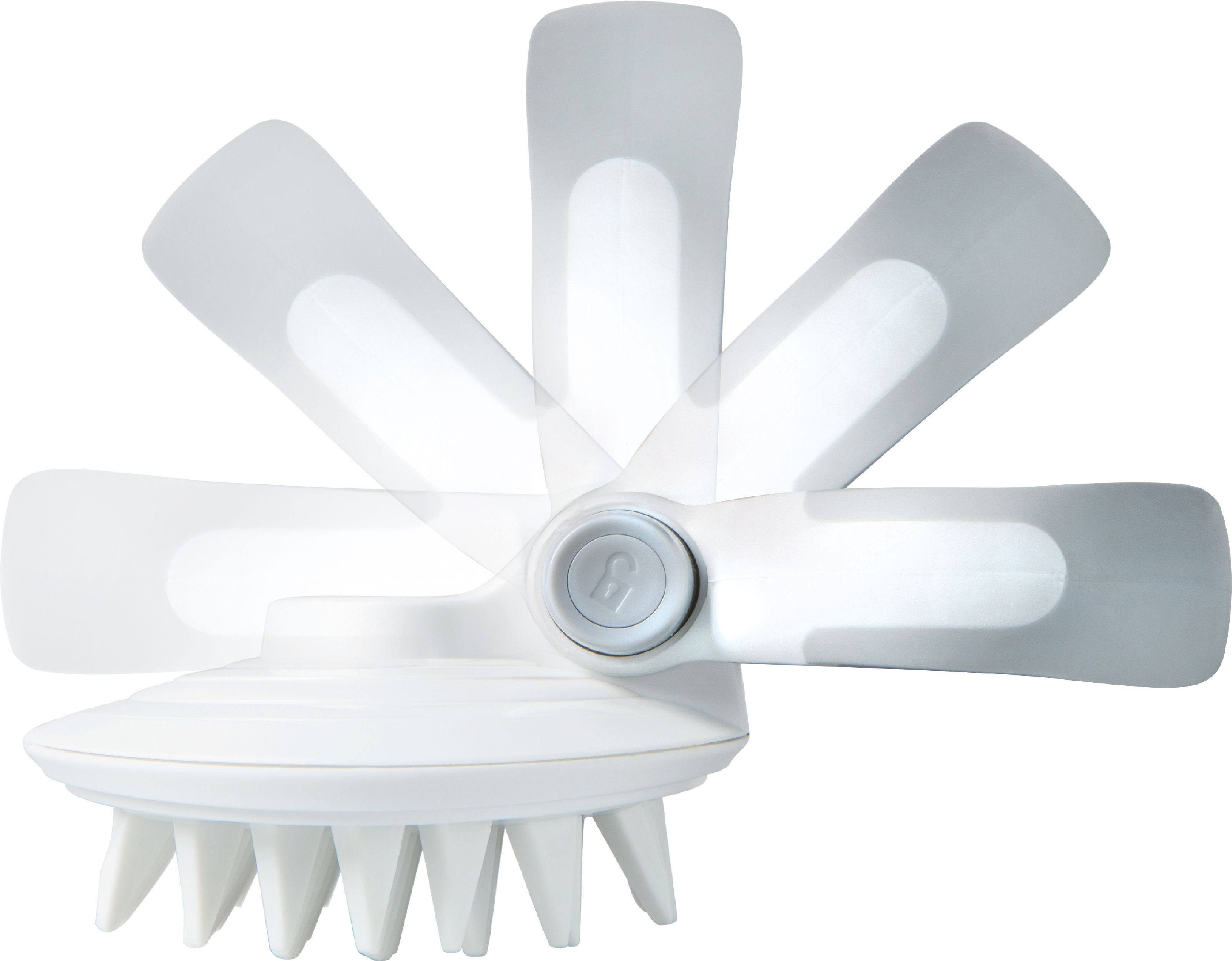 Pet Life ® 'Gyrater' Swivel Travel Silicone Massage Grooming Pet Brush - P's One-Stop Shop 