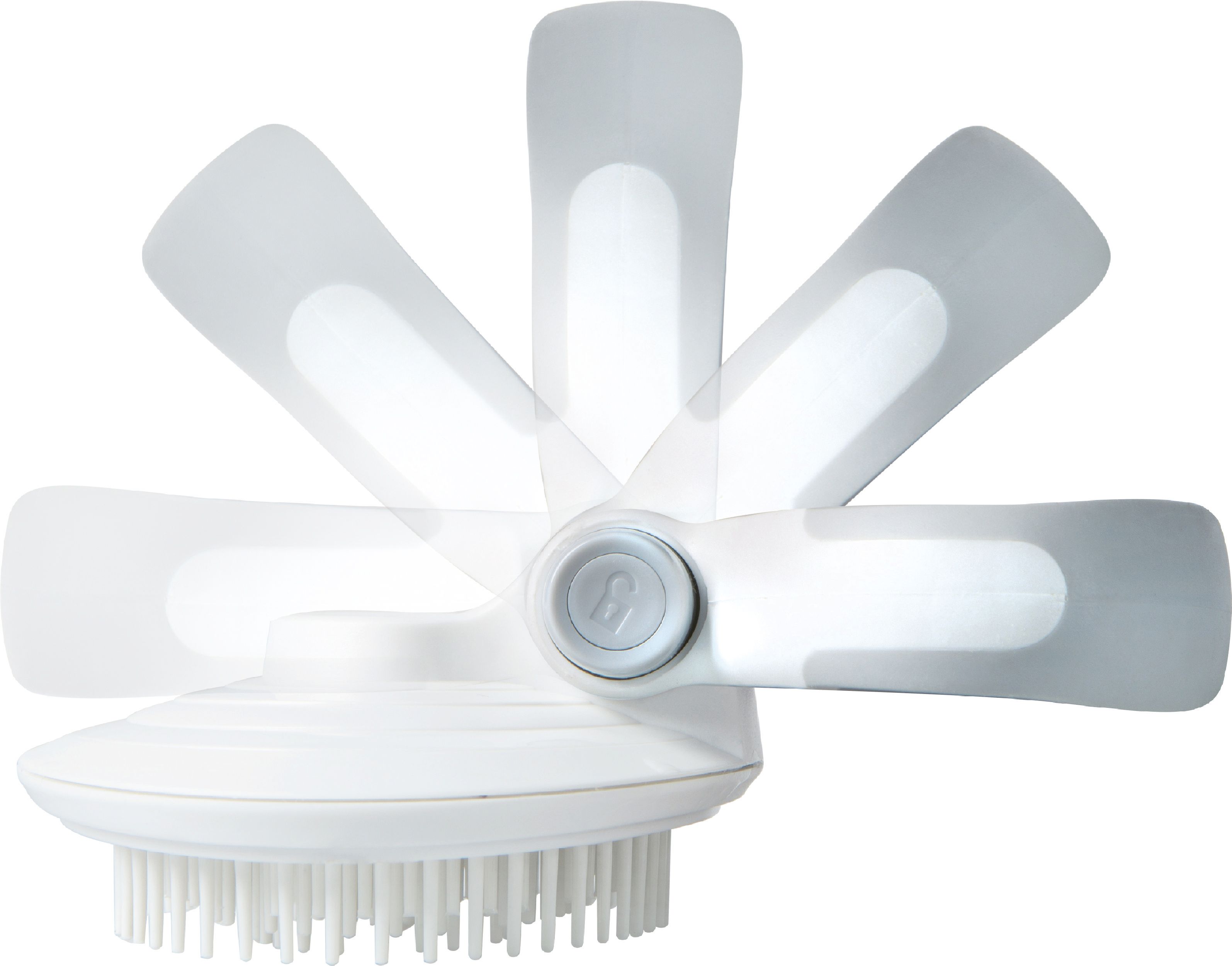 Pet Life ® 'Gyrater' Swivel Travel Soft Grooming Pet Pin Brush - P's One-Stop Shop 