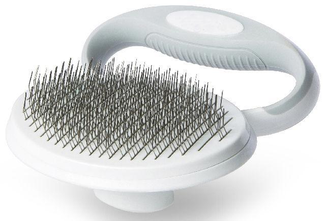 Pet Life ® 'Gyrater' Travel Self-Cleaning Swivel Grooming Slicker Pet Brush - P's One-Stop Shop 