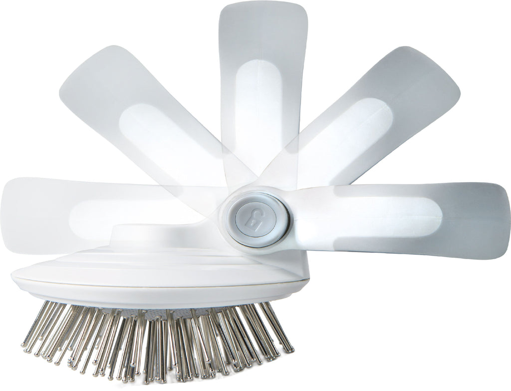 Pet Life ® 'Gyrater' Travel Swivel Pet Grooming Pin Brush - P's One-Stop Shop 