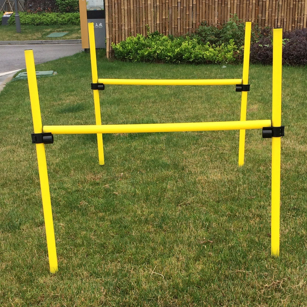Pet Life ® 'Jumping Hurdle' Collapsible Travel Folding Outdoor Performance Agility Pet Dog Trainer Training Kit - P's One-Stop Shop 