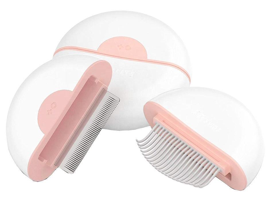 Pet Life ® 'LYNX' 2-in-1 Travel Connecting Grooming Pet Comb and Deshedder - P's One-Stop Shop 