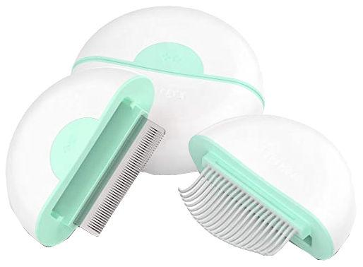 Pet Life ® 'LYNX' 2-in-1 Travel Connecting Grooming Pet Comb and Deshedder - P's One-Stop Shop 