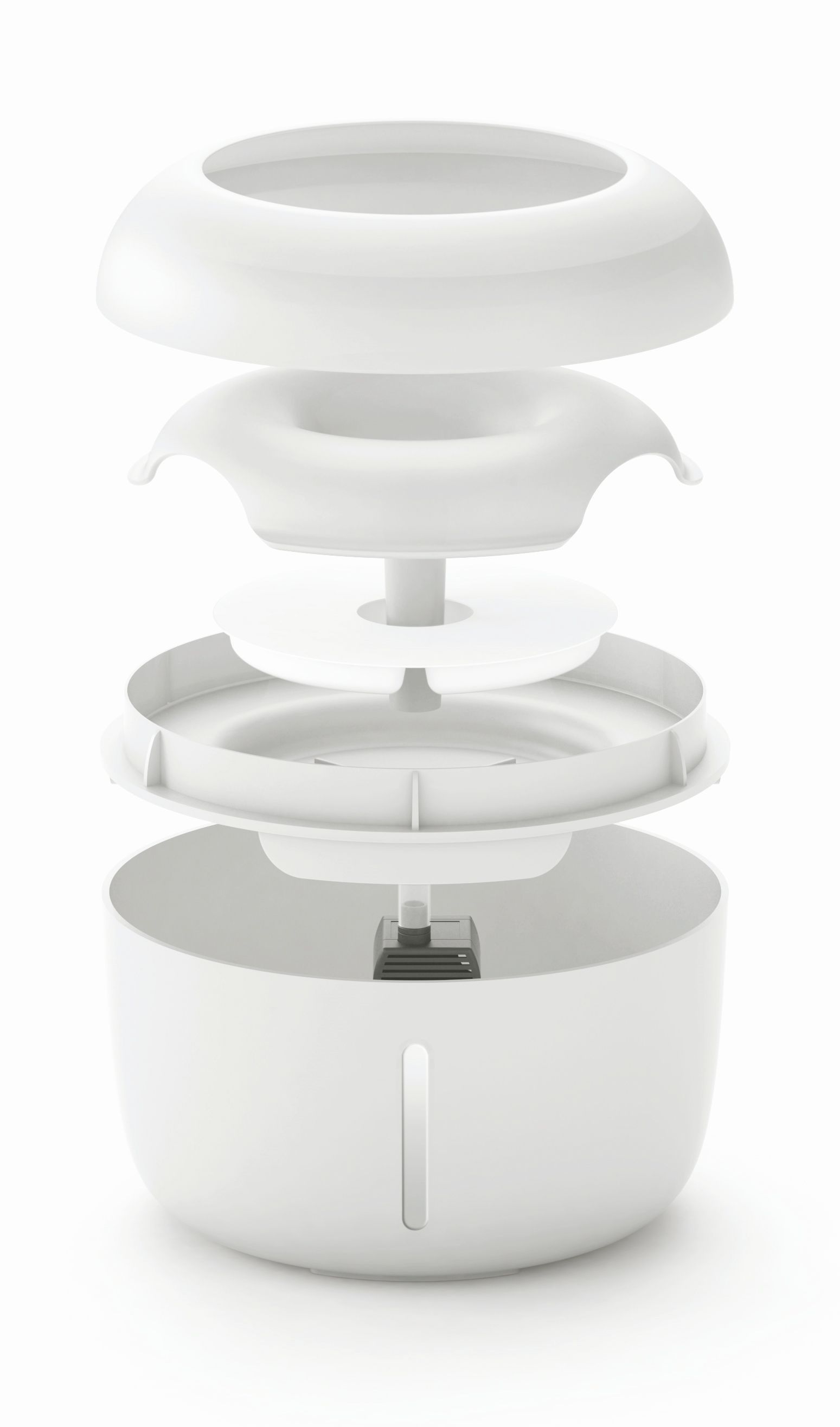 Pet Life ® 'Moda-Pure' Ultra-Quite Filtered Dog and Cat Fountain Waterer - P's One-Stop Shop 