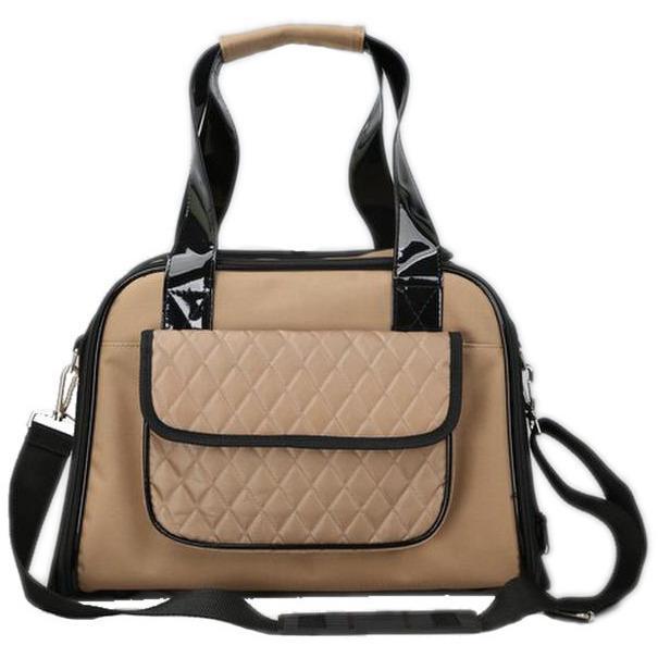 Pet Life ® Mystique Airline Approved Fashion Designer Travel Pet Dog Carrier w/ Pouch - P's One-Stop Shop 