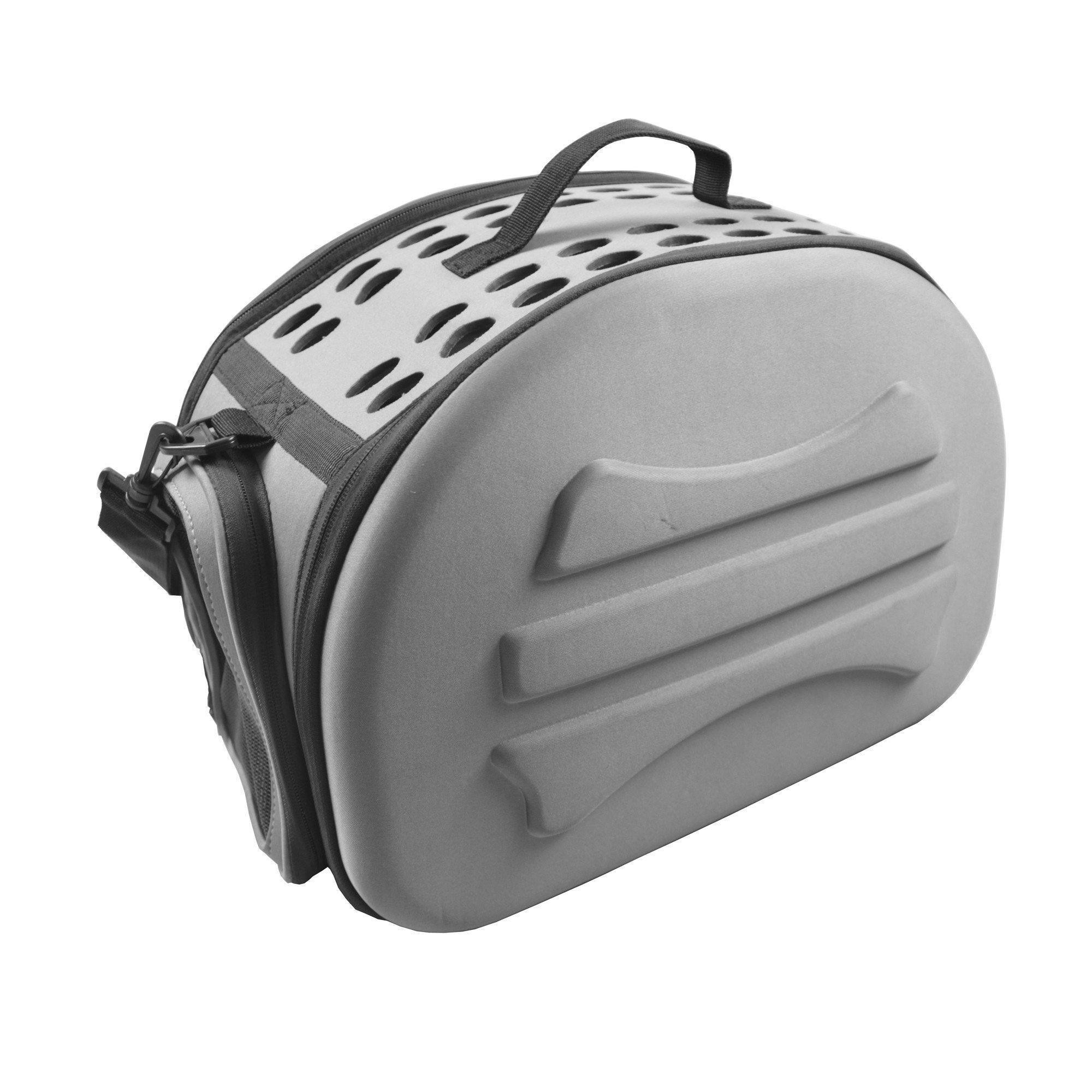 Pet Life ® 'Narrow Shelled' Lightweight Collapsible Military Grade Fashion Designer Travel Pet Dog Carrier Crate - P's One-Stop Shop 