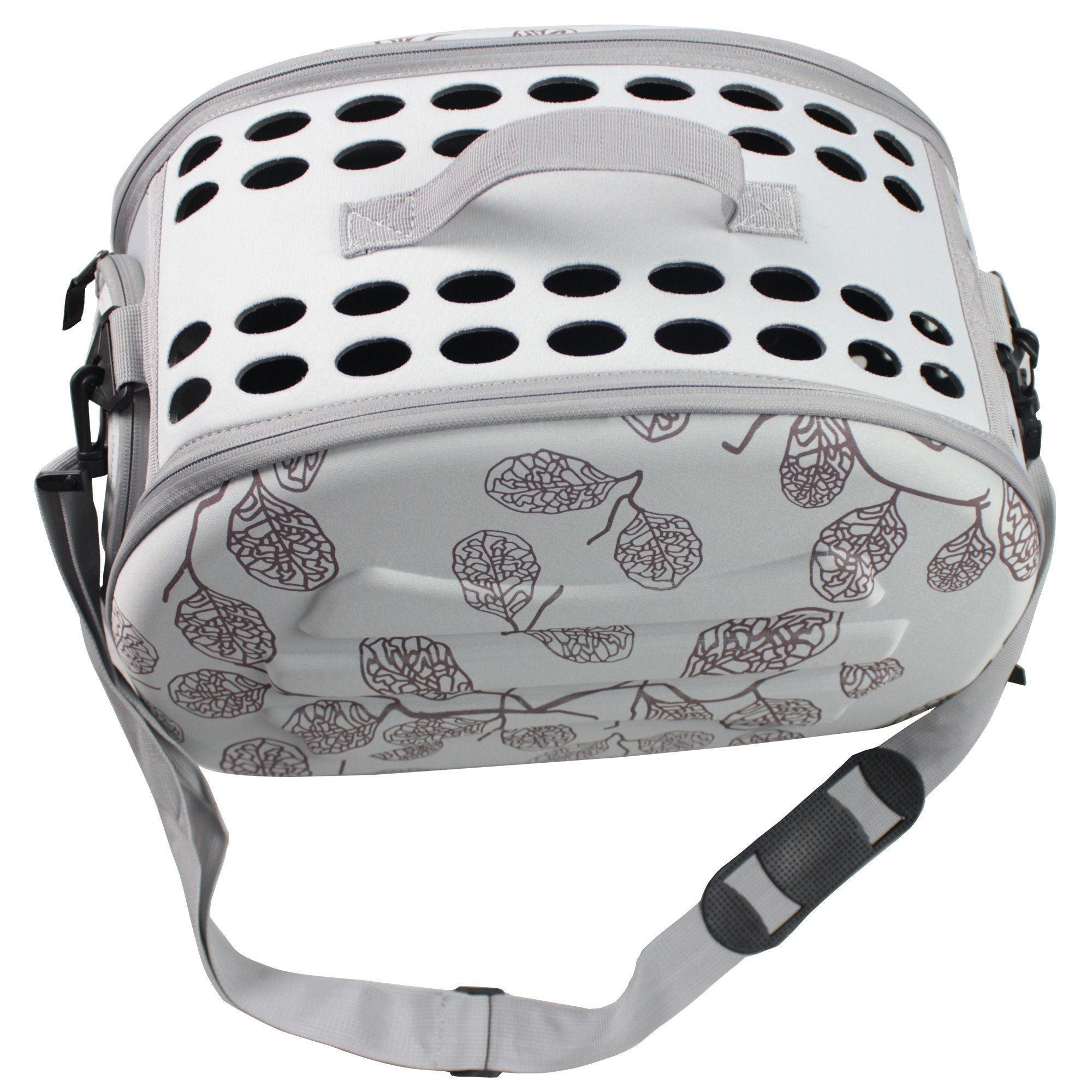 Pet Life ® 'Narrow Shelled' Lightweight Collapsible Military Grade Fashion Designer Travel Pet Dog Carrier Crate - P's One-Stop Shop 
