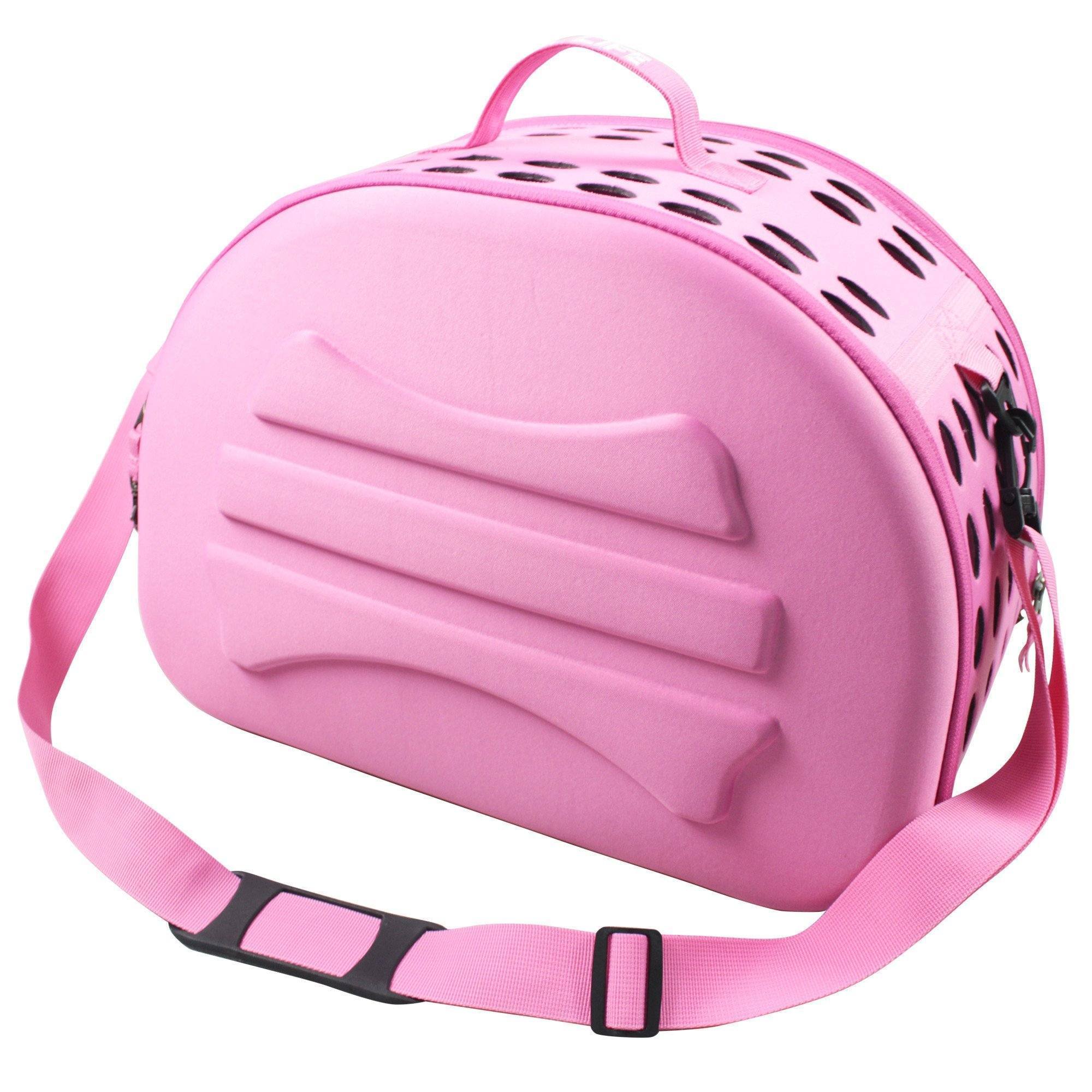 Pet Life ® 'Narrow Shelled' Lightweight Collapsible Military Grade Fashion Designer Travel Pet Dog Carrier Crate - P's One-Stop Shop 