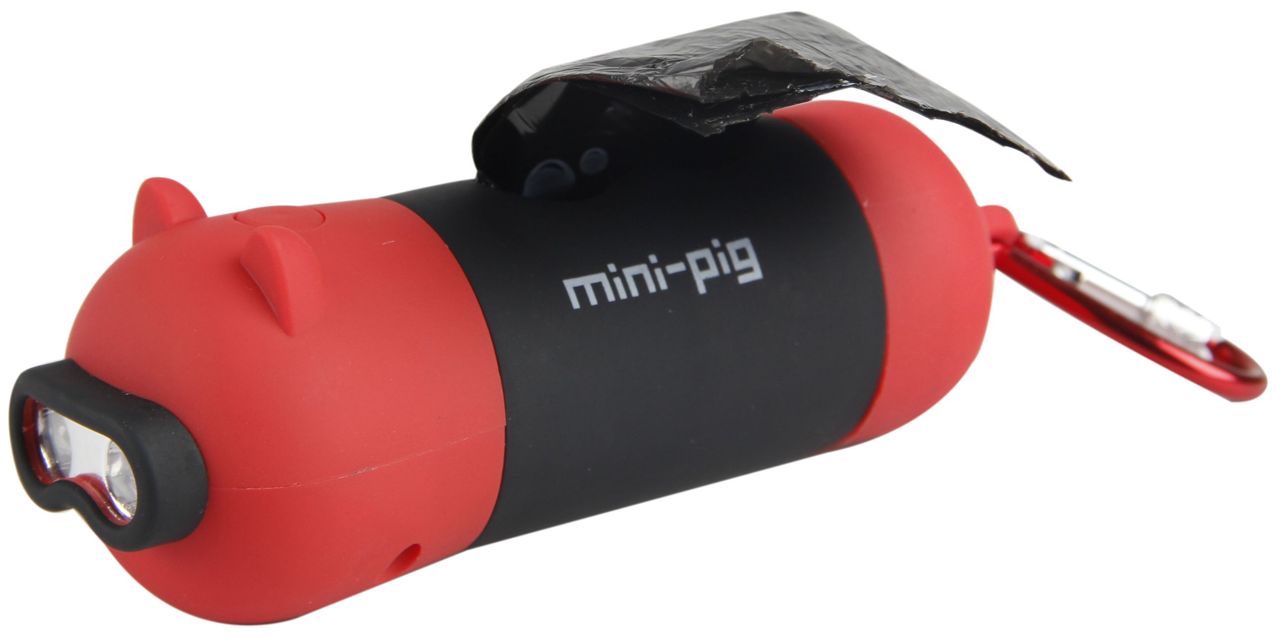 Pet Life ® 'Oink' LED Flashlight and Waste Bag Dispenser - P's One-Stop Shop 