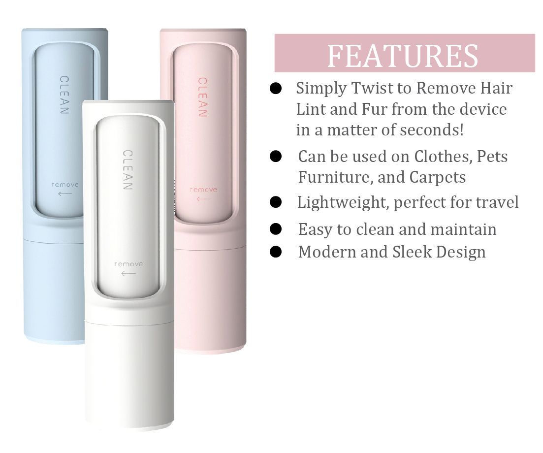 Pet Life ® 'Orotund' Magical Lint and Pet Hair Removal Brush - P's One-Stop Shop 