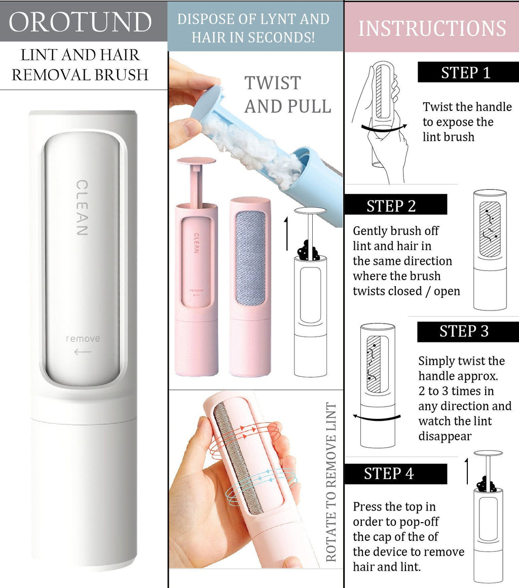 Pet Life ® 'Orotund' Magical Lint and Pet Hair Removal Brush - P's One-Stop Shop 