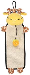 Pet Life ® 'Paw-Pleasant' Hanging Sisal & Jute Carpet Kitty Cat Scratcher with Toy - P's One-Stop Shop 