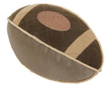 Pet Life ® 'Pugskin' Durable Oxford Nylon and Mesh Plush Squeaky Football Dog Toy - P's One-Stop Shop 