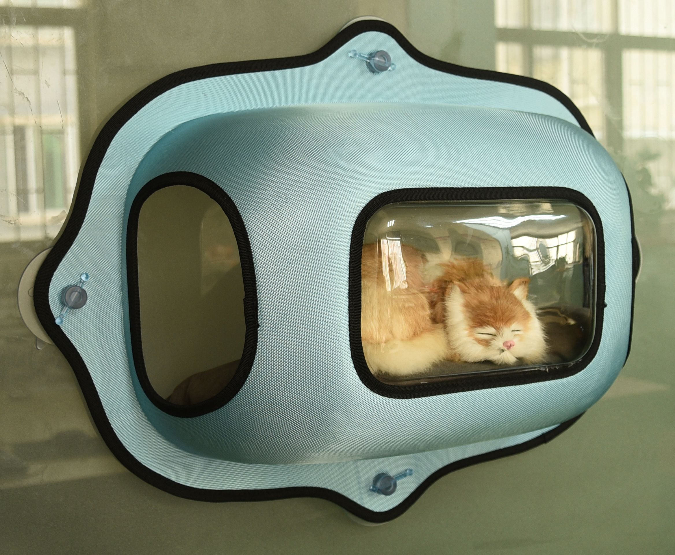 Pet Life ® 'Purr-view' See-through Suction Cup Kitty Cat Lounger and Bed - P's One-Stop Shop 