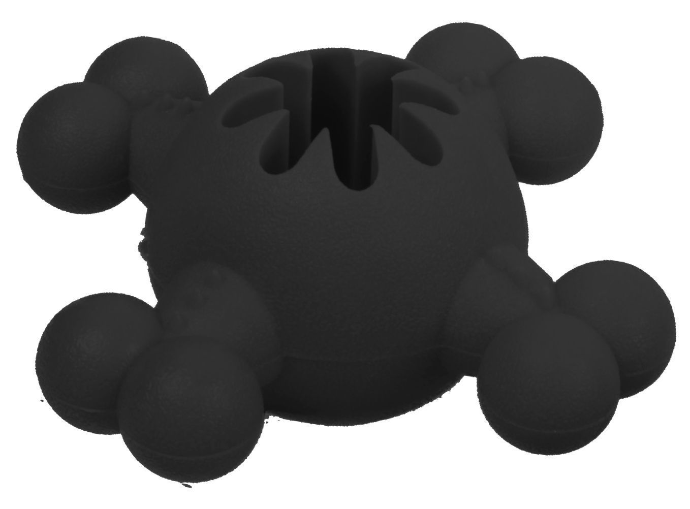 Pet Life ® 'Quadra-Bone' TPR Treat Dispensing Durable Dog Toy - P's One-Stop Shop 