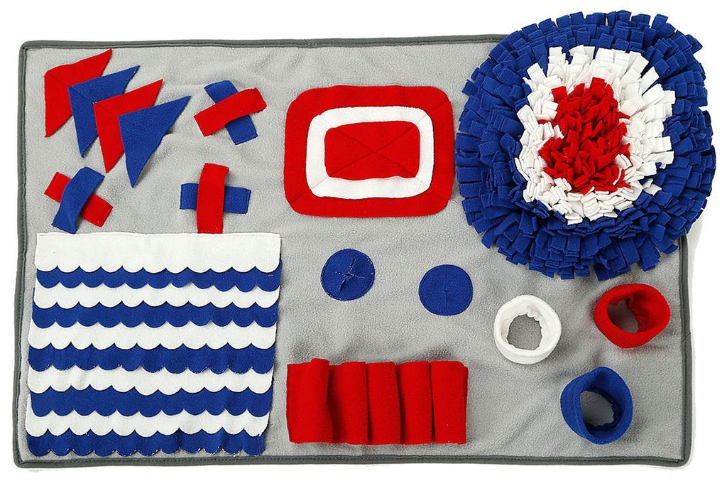 Pet Life ® 'Sniffer Snack' Interactive Feeding Pet Snuffle Mat - P's One-Stop Shop 