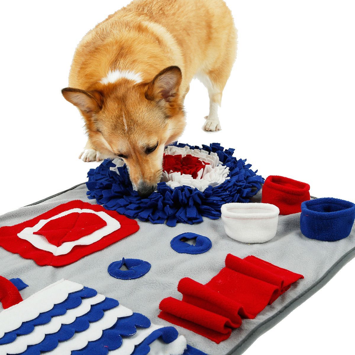 Pet Life ® 'Sniffer Snack' Interactive Feeding Pet Snuffle Mat - P's One-Stop Shop 