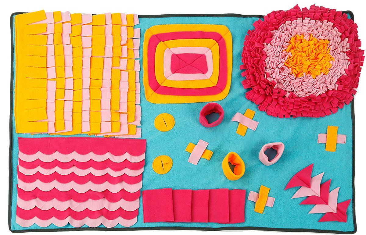 Pet Life ® 'Sniffer Snack' Interactive Feeding Pet Snuffle Mat - P's One-Stop Shop 
