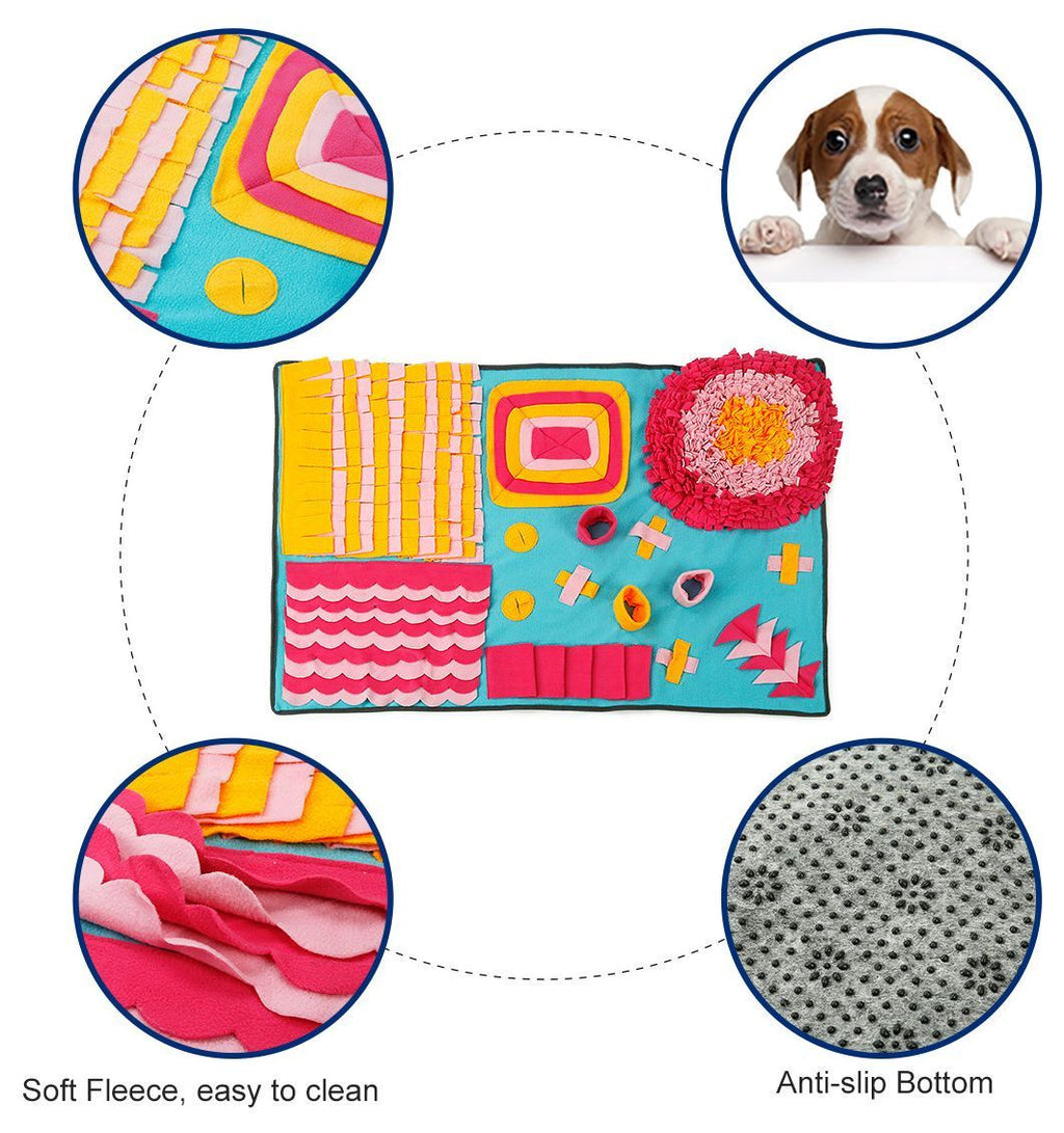 Pet Life ® 'Sniffer Snack' Interactive Feeding Pet Snuffle Mat - P's One-Stop Shop 