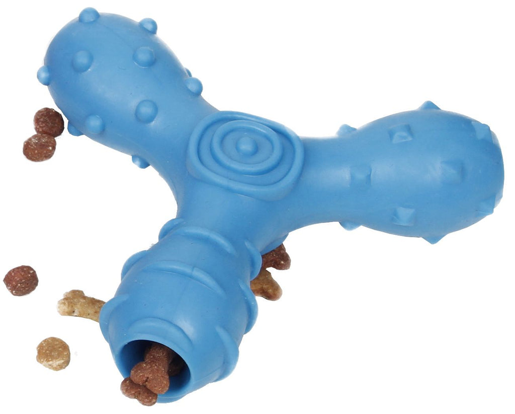 Pet Life ® 'Tri-Chew' Treat Dispensing and Chewing Interactive TPR Dog Toy - P's One-Stop Shop 