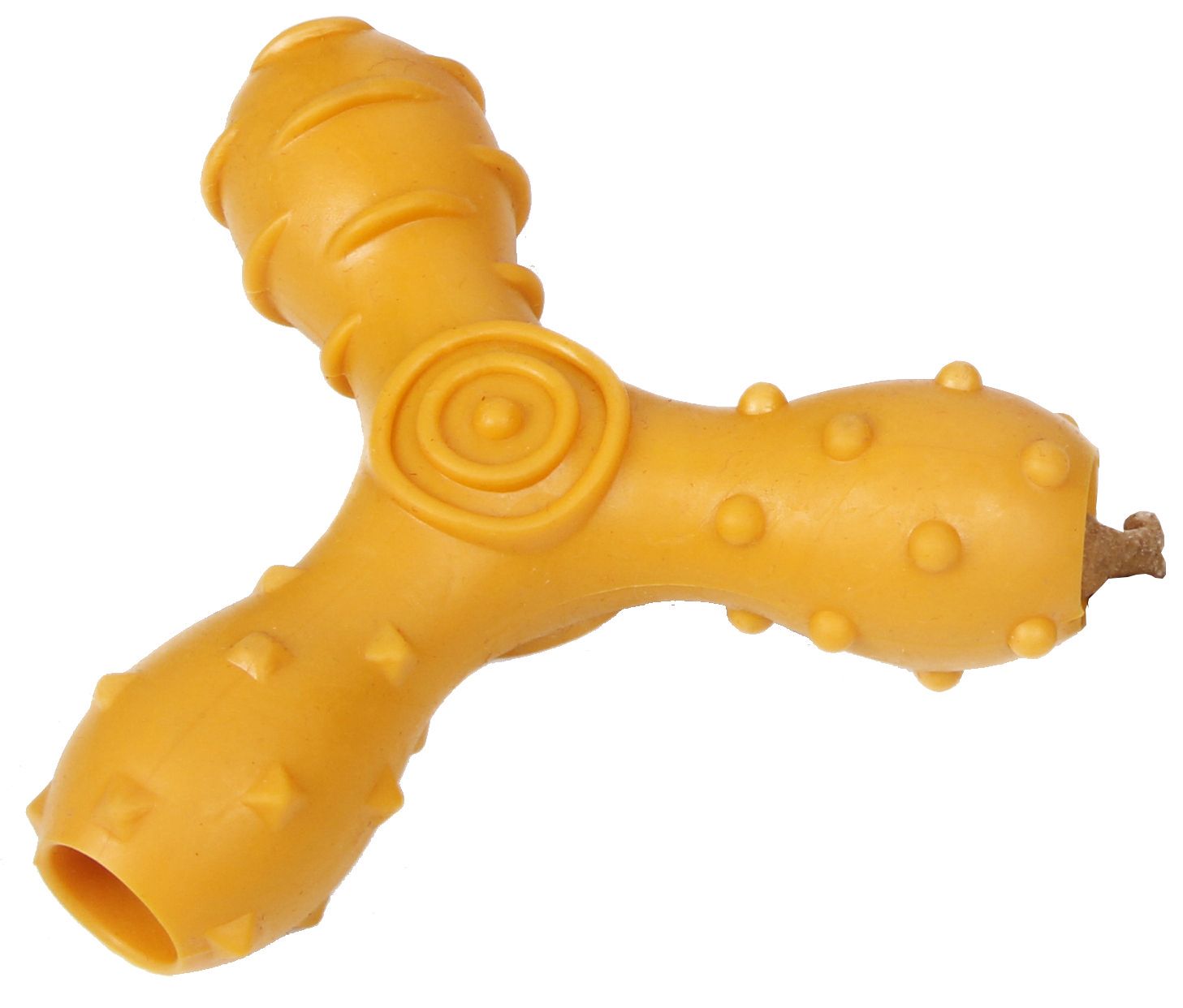 Pet Life ® 'Tri-Chew' Treat Dispensing and Chewing Interactive TPR Dog Toy - P's One-Stop Shop 