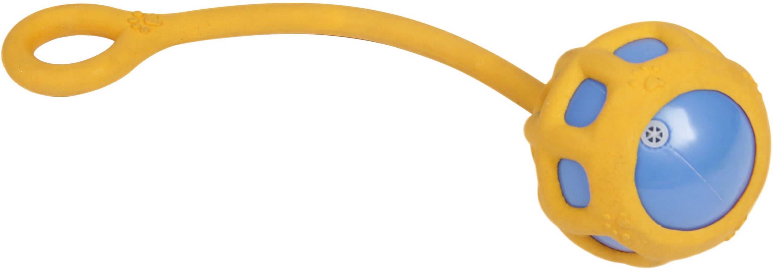 Pet Life ® 'Tug-O-Warp' Fetching Tugging and Chew Squeaking TPR Dog Toy - P's One-Stop Shop 