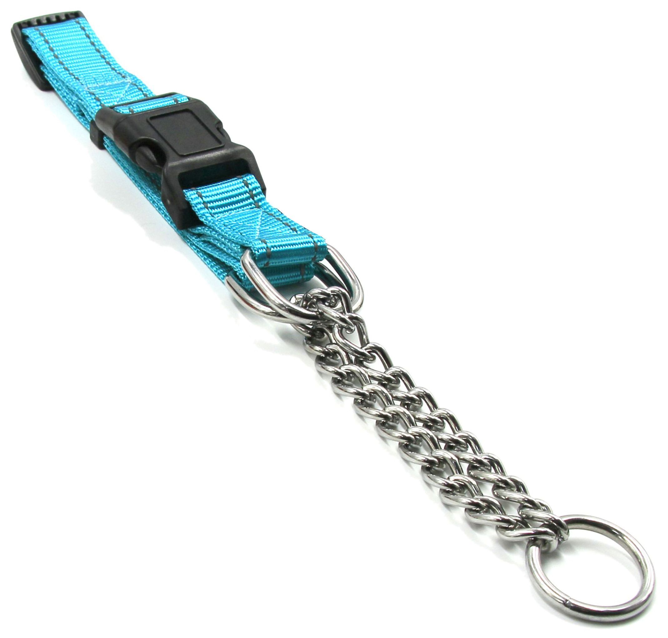 Pet Life ® 'Tutor-Sheild' Martingale Safety and Training Chain Dog Collar - P's One-Stop Shop 