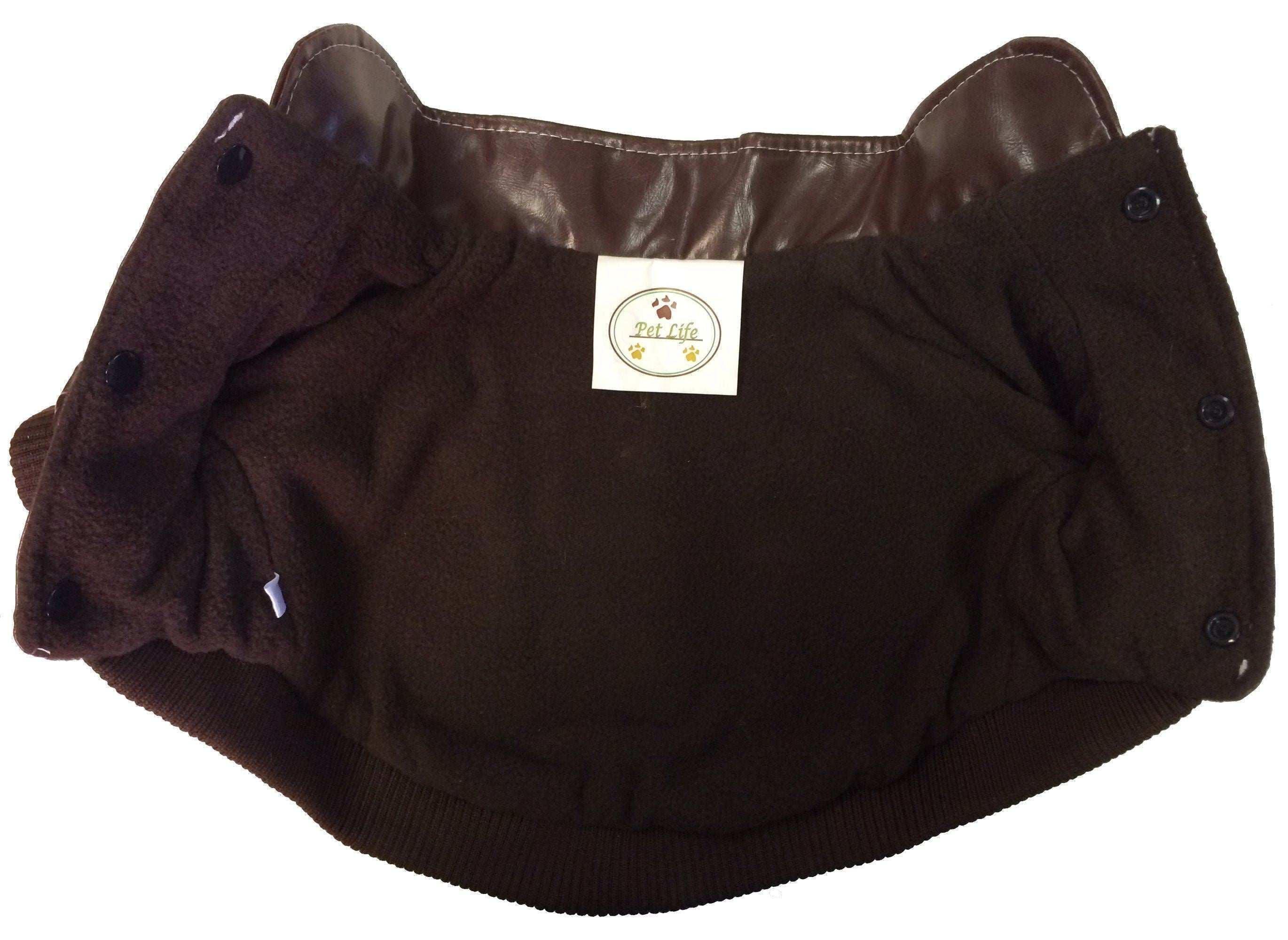 Pet Life ® 'Wuff-Rider' Fashion Suede Stitched Dog Jacket - P's One-Stop Shop 