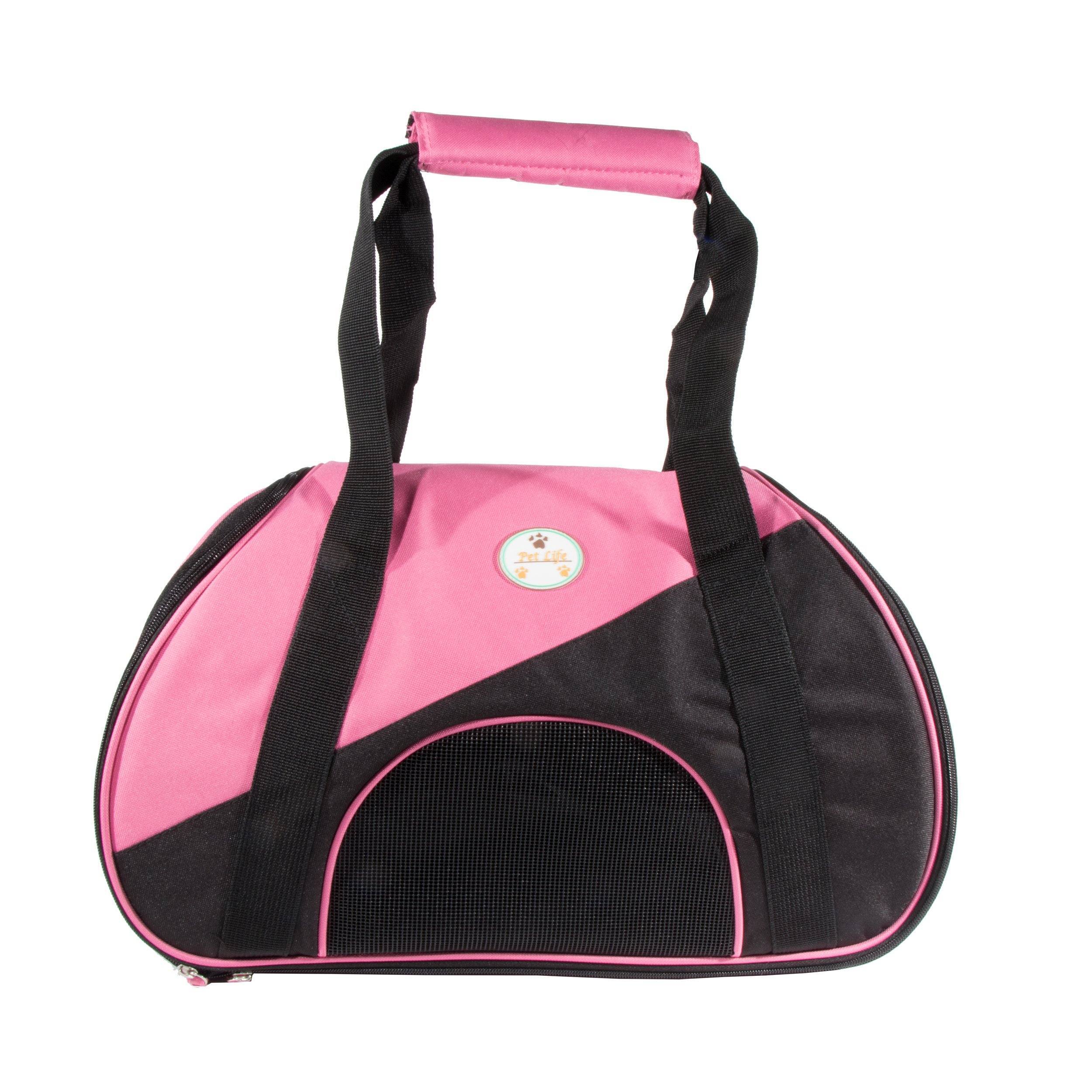 Pet Life ® 'Zip-N-Go' Airline Approved Contoured Fashion Designer Pet Dog Carrier - P's One-Stop Shop 