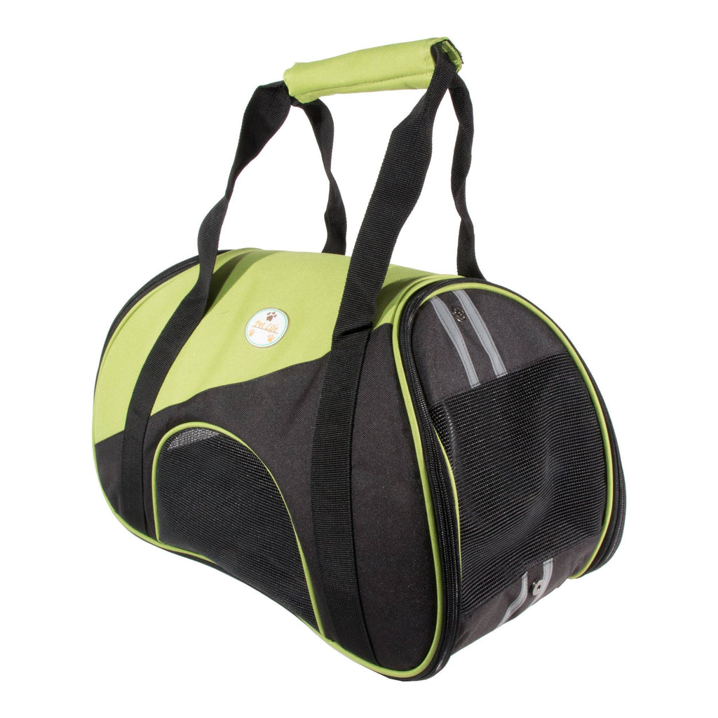 Pet Life ® 'Zip-N-Go' Airline Approved Contoured Fashion Designer Pet Dog Carrier - P's One-Stop Shop 