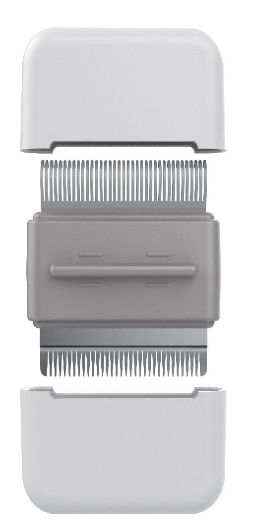 Pet Life ® 'Zipocket' 2-in-1 Underake and Stainless Steel Travel Grooming Pet Comb - P's One-Stop Shop 
