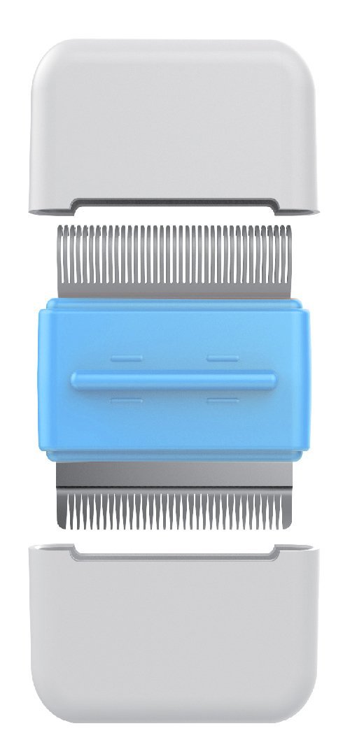 Pet Life ® 'Zipocket' 2-in-1 Underake and Stainless Steel Travel Grooming Pet Comb - P's One-Stop Shop 