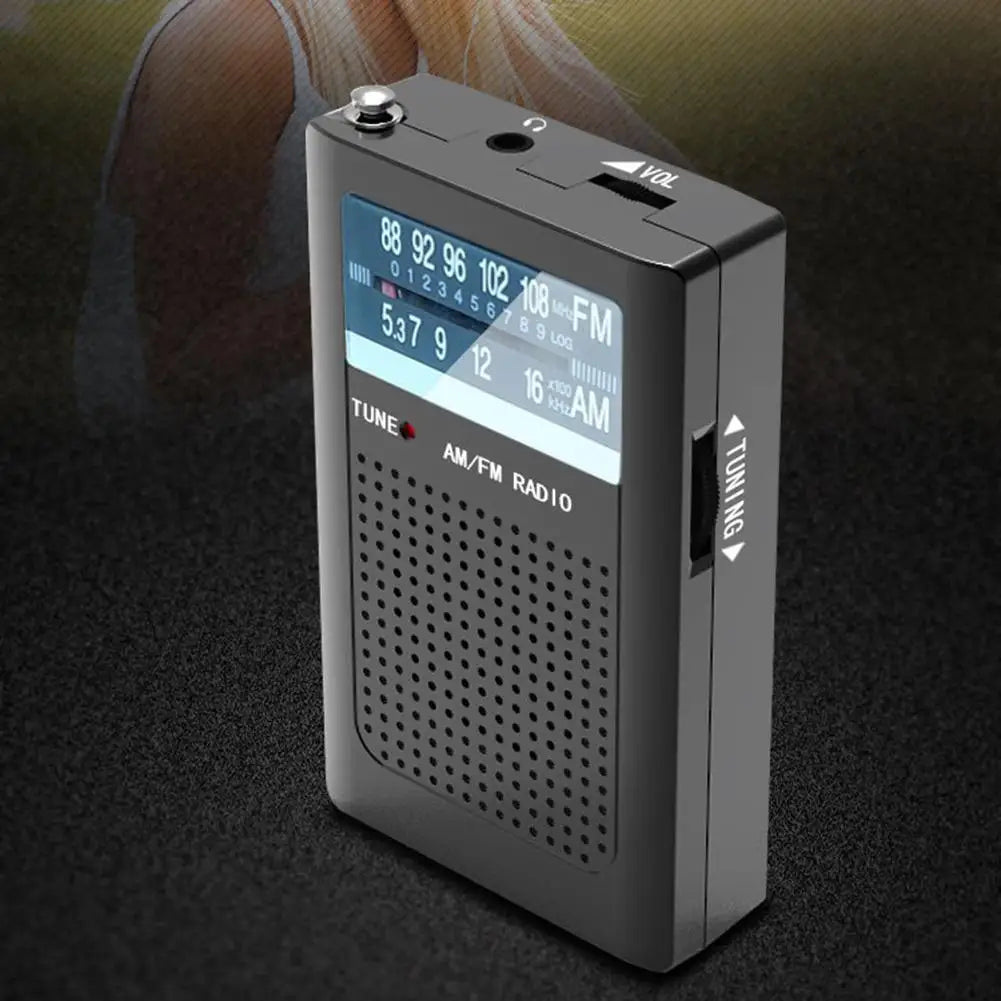 Pocket Radios Built-in Antenna Battery Operated AM FM Radio with Loud Speaker Dual-channel Stereo for Elderly Gifts - P's One-Stop Shop 