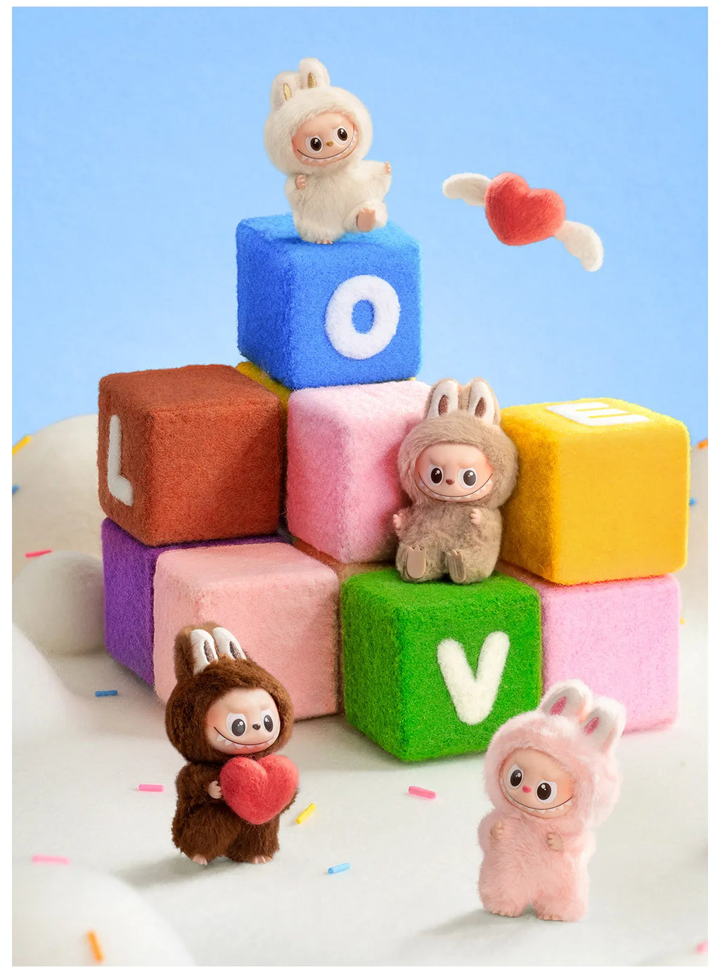 Pop Mart Labubu Pin for Love Series Blind Box (A-M) Yellow - P's One-Stop Shop 