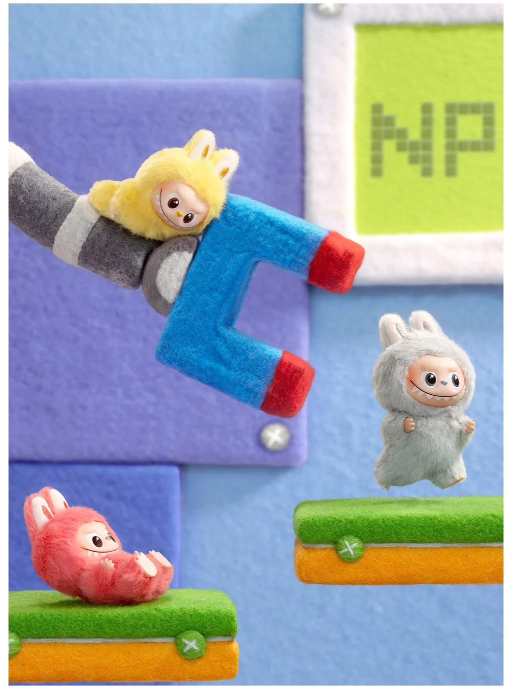 Pop Mart Labubu Pin for Love Series Blind Box (A-M) Yellow - P's One-Stop Shop 